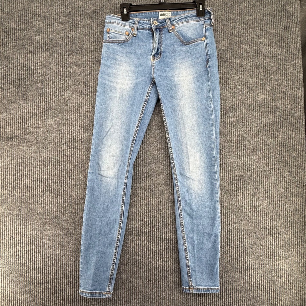 Umgee Skinny Jeans Womens Size 28 Light Wash Blue Excellent Denim‎ J3087